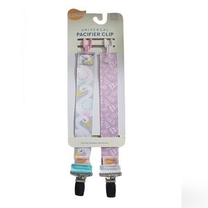 Ulubulu Pacifier Clips, 2 Pack